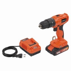 Vrtačka příklepová / šroubovák akumulátorový, 1 x aku 2.0 Ah, Powerplus DP