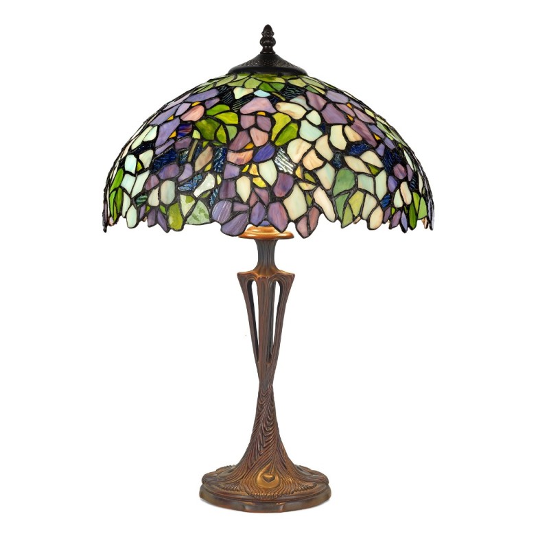 Stolní lampa Tiffany KT142411+PBLM11 Stolní lampa Tiffany KT142411+PBLM11