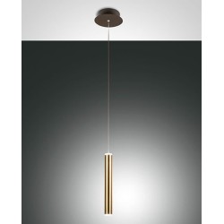 LED závěsné svítidlo Prado, 1 x 6,5 W, matná mosaz