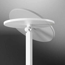 LED stojací lampa Regina, 36 + 12 W, bílá