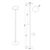 LED stojací lampy Regina, 35 W