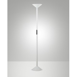 LED stojací lampa Tratto, bílá