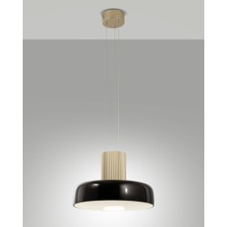 LED závěsné svítidlo Lunar, černá