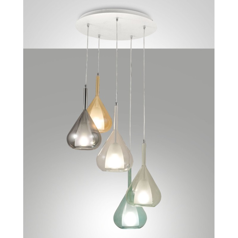 Závěsné svítidlo moderní Lila, 5 x 40 W Závěsné svítidlo moderní Lila, 5 x 40 W