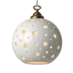 Závěsné svítidlo rustikální Bolle G, 250 mm, Ceramiche Borso