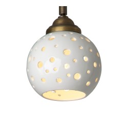 Stropní svítidlo rustikální Bolle D, Ceramiche Borso