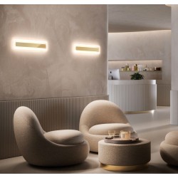 LED nástěnné svítidoa Antille S, 28 W, zlatá