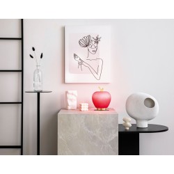 LED stolní lampa Wendy, červená