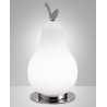 LED stolní lampa Wilma, bílá / chrom