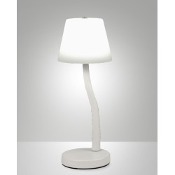 LED stolní lampa Ibla, bílá