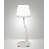 LED stolní lampa Ibla, bílá