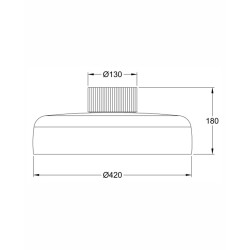 LED stropní svítidla Lunar