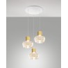 LED závěsné svítidla Kino, 36 W, koňak