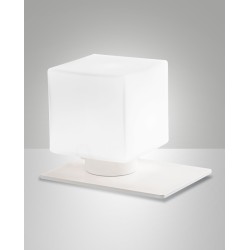 Stolní lampa moderní Zara, bílá