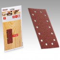Sady brusných papírů na dřevo 115 x 230mm, KRT203003, 5 kusů