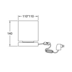 LED stolní lampy Brenta
