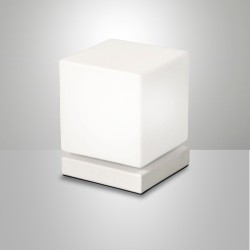 LED stolní lampa Brenta, bílá