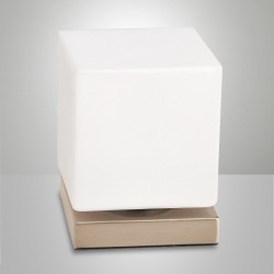 LED stolní lampa Brenta, matná zlatá