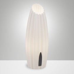 Stolní lampa moderní Nadine, bílá
