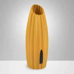 Stolní lampa moderní Nadine, hořčicová