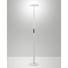LED stojací lampa Fizz, bílá