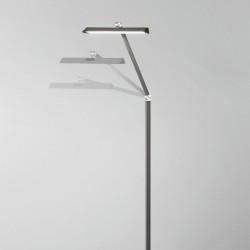 LED stojací lampa Beba, černá