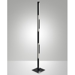 LED stojací lampa Ling, černá