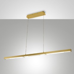 LED závěsné svítidlo Ling, mosaz