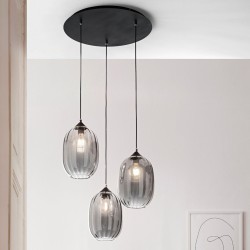 Závěsné svítidlo moderní Infinity, 3 x 60 W