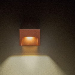 LED nástěnné svítidlo Sashi, terakota