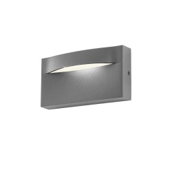 LED nástěnné svítidlo Polifemo, tmavá šedá