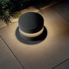 LED sloupkové svítidlo Cliff, 15 W, 360° - tmavá šedá