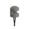 LED sloupkové svítidlo Cliff, 8 W, 180° - tmavá šedá