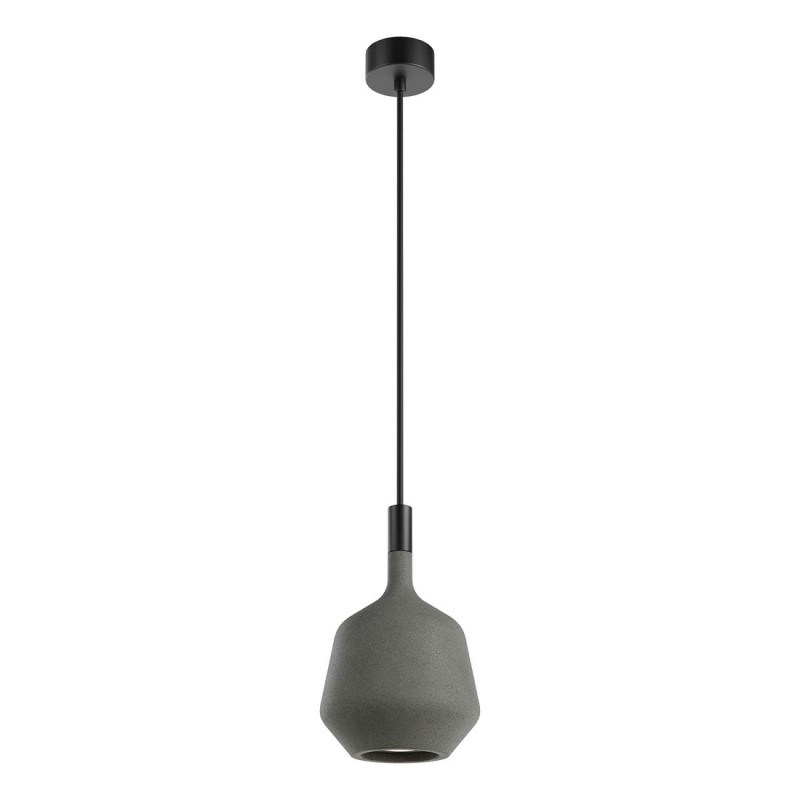 Závěsné svítidlo venkovní Potter Heptagon, tmavá šedá