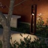 LED sloupkové svítidlo Xrock, 2 x 9 W - corten