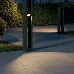 LED sloupkové svítidlo Xrock, 1 x 9 W - tmavá zelená