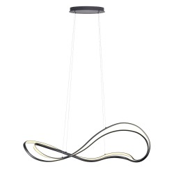 LED závěsné svítidlo Tempest, matná černá