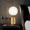 Stolní lampa moderní Helios, 200 mm - matná zlatá