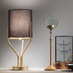 Stolní lampa moderní Poseido, černá