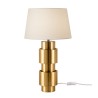 Stolní lampa moderní Perpetuo, béžová