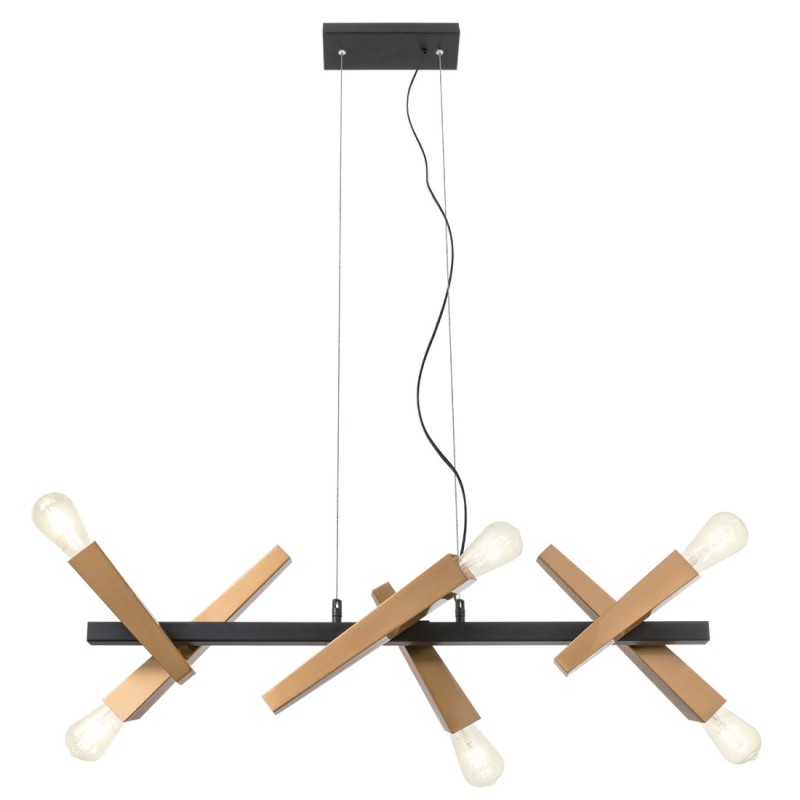 Lustr moderní Galea, 6 x 42 W, vodorovný