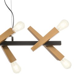 Lustr moderní Galea, 6 x 42 W, vodorovný