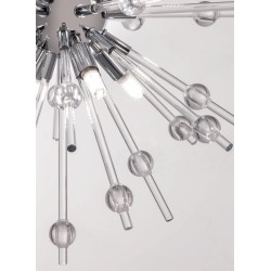 Lustr moderní Genesi, 8 x 28 W - chrom