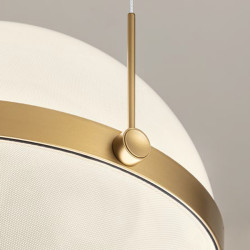 LED závěsné svítidlo Atlas, matná zlatá