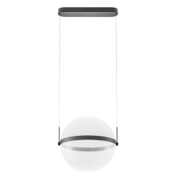 LED závěsné svítidlo Atlas, matná černá