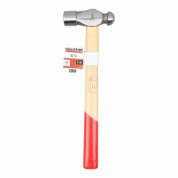 Kladivo klempířské s kulovou hlavou a dřevěnou rukojetí, 450 g, Kreator