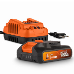 Nabíječka + aku 20 V, 2.0 Ah, Powerplus DP