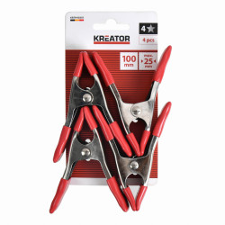 Svěrka pružinová, 100 mm, 4 kusy,