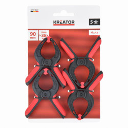 Svěrka pružinová, 90 mm, 4 kusy, Kreator