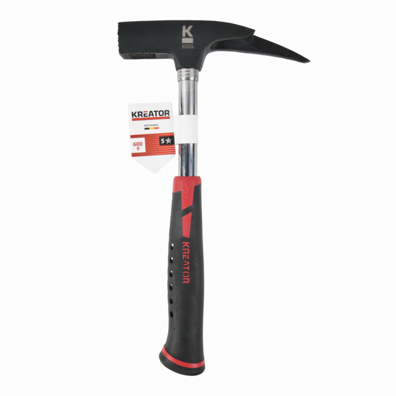 Kladivo pokrývačské s ocelovou rukojetí, 600 g, Kreator